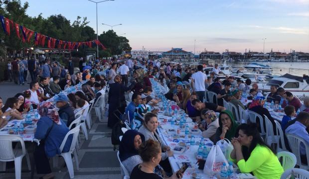 Silivri'de 10 bin kişi birlikte iftar yaptı