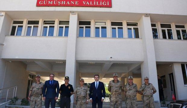 Jandarma Genel Komutanı Orgeneral Arif Çetin Gümüşhane'de
