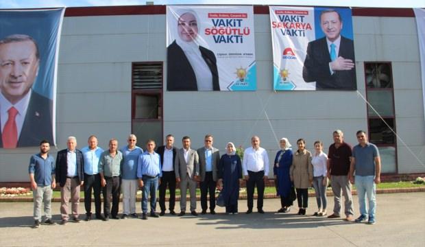 AK Parti Sakarya milletvekili adayı Atabek işçileri ziyaret etti