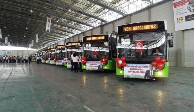 Adana Büyükşehir Belediyesine 60 otobüs teslim edildi