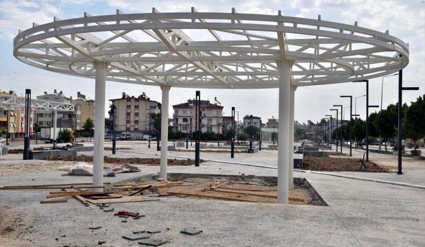 Kepez Kent Meydanı inşaatı