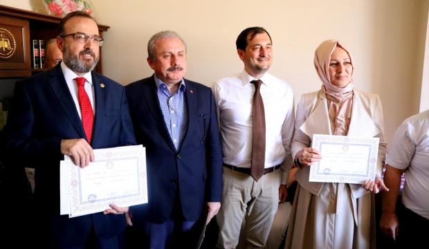 AK Parti Tekirdağ milletvekilleri mazbatalarını aldı