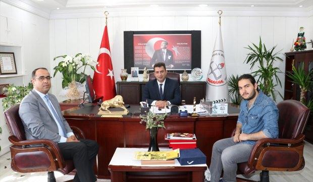 "Kenger" kısa filmiyle ödül alan öğrenciden Savaşçı'ya ziyaret
