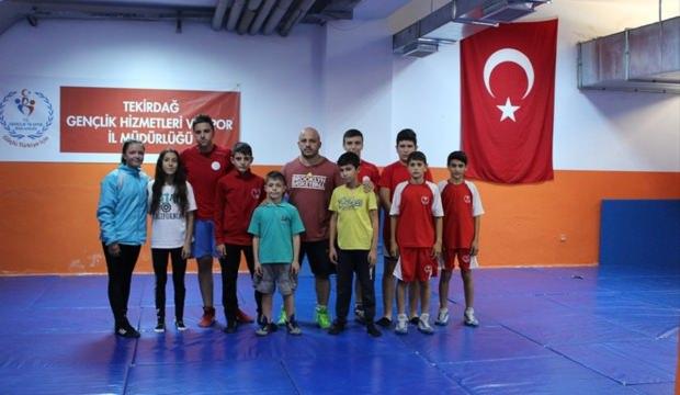 Tekirdağ'da güreş yaz spor okulu
