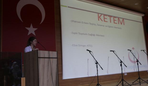 İspir’de kadınlar kanser konusunda bilgilendirildi