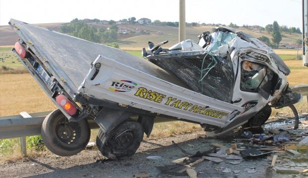 Yozgat'ta trafik kazası: 1 ölü