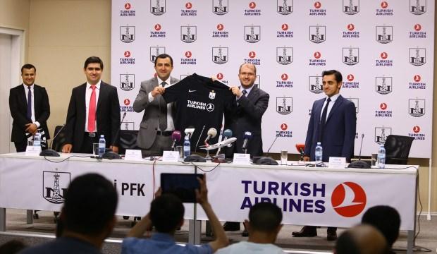 THY, Azerbaycan'ın futbol takımı Neftçi'ye sponsor oldu