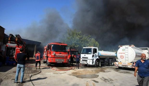 Malatya'da dondurma fabrikasında yangın