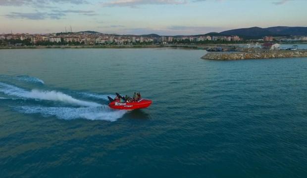 Beyşehir'de "jetboat" heyecanı