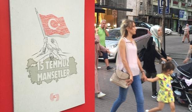 Bursa'da "15 Temmuz ve Manşetler" sergisi