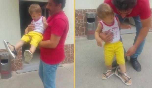 Sokakta bulunan 2 yaşındaki Ahmet şaşkına çevirdi