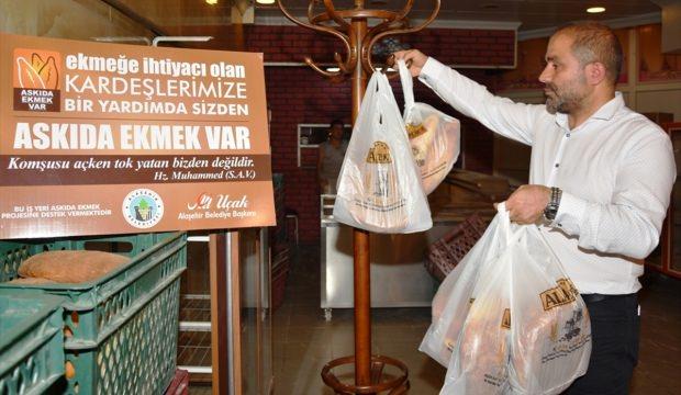 Alaşehir'de "Askıda ekmek var" kampanyası