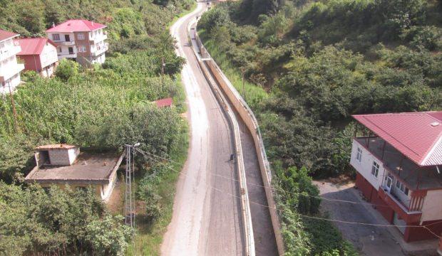 Trabzon'da yol çalışmaları