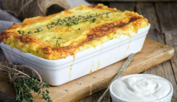 Fırında kıymalı patates püresi tarifi