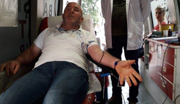 Doğankent'te kan bağışı kampanyası
