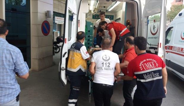 Siirt'te devrilen motosikletteki 2 uzman çavuş yaralandı