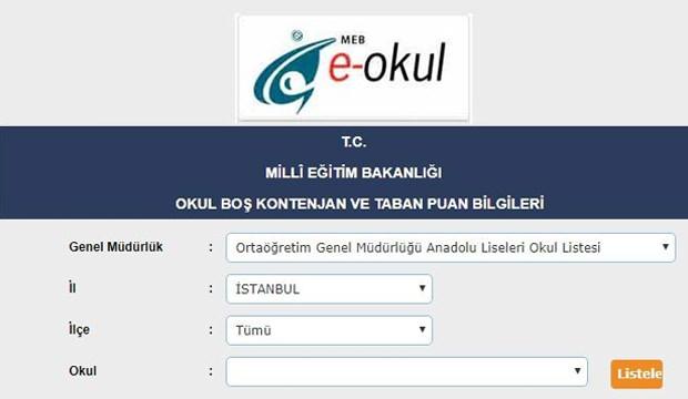 İl İl LGS boş kontenjanların listesi! 2018 MEB hangi liselerde boşluk var...