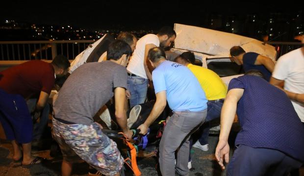 Anadolu Otoyolu'nda tır ile otomobil çarpıştı: 3 yaralı