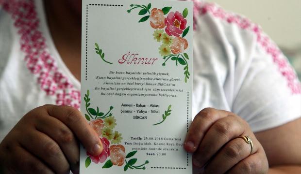 Engelli kızın "gelin" olma hayali için temsili düğün düzenlenecek