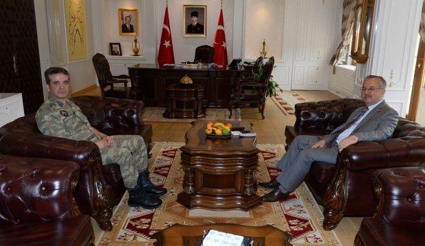 Tugay Komutanı Erdin'den Vali Özdemir'e ziyaret