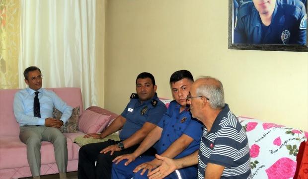 Belediye Başkanı Pamuk, şehit ailelerini ziyaret etti