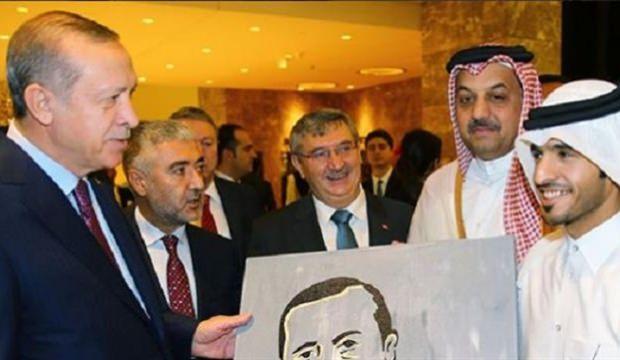 Ünlü sanatçıdan Erdoğan portresi