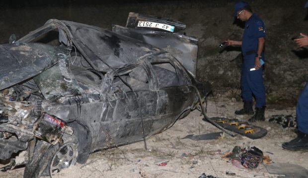 Karaman'da otomobil şarampole devrildi: 6 yaralı