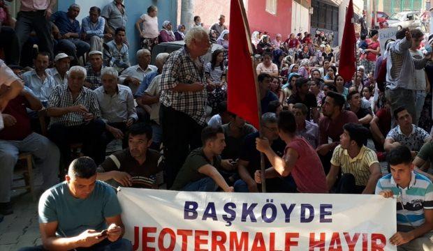 İzmir'de jeotermal sondajına tepki