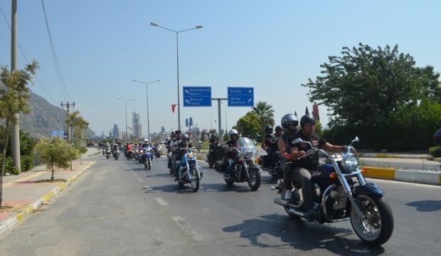 Şırnak şehitleri için Aydın'da motosiklet turu