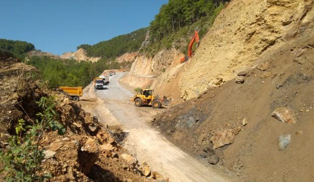 Antalya'daki heyelan
