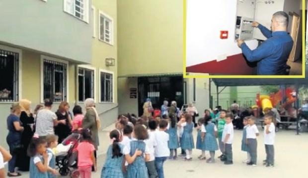 400 liralık cihaz okulda faciayı önledi