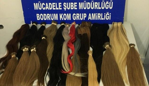 Muğla'da gümrük kaçağı "insan saçı" ele geçirildi