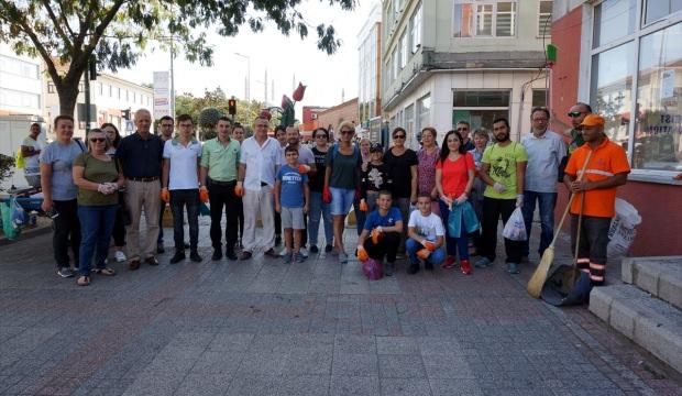 Edirneli turizmciler "Altın Üçgen"de temizlik yaptı