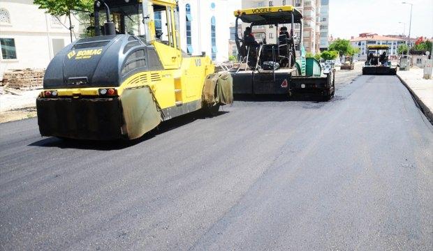 Pursaklar Belediyesinden 8 bin ton asfalt çalışması