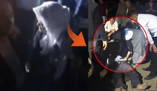 Songül Nine bastonuyla geldi hayat kurtardı