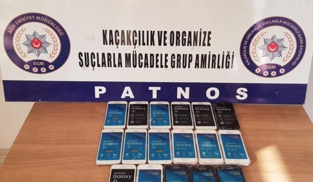 Patnos'ta kaçakçılık operasyonu