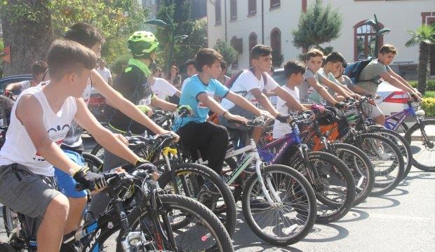 "Bilim Şenliği"nde bisiklet yarışları düzenlendi