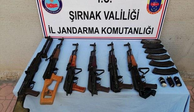 Şırnak'ta teröristlere ait silah ve mühimmat bulundu