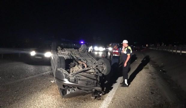Manisa'da trafik kazası: 1 ölü, 1 yaralı