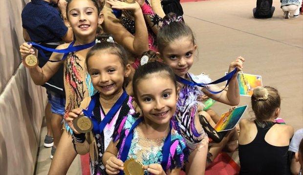 Antalyasporlu cimnastikçilerin Saraybosna başarısı