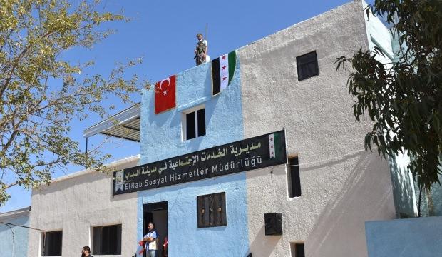 Fırat Kalkanı Bölgesi'nde sosyal hizmetler binası açıldı