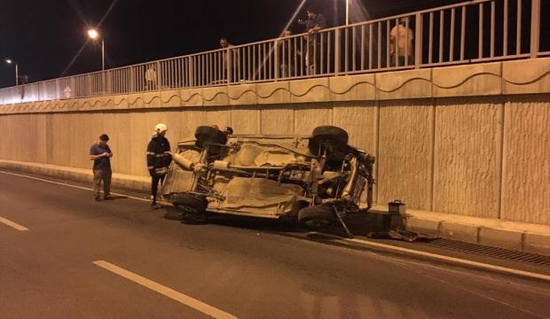 Aydın'da otomobil takla attı: 5 yaralı