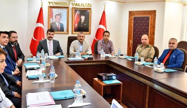 Tunceli'de İl Spor Güvenliği ve Üniversite Güvenlik toplantıları yapıldı