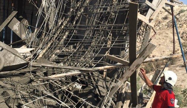 Şanlıurfa'da inşaatta çökme: 3 yaralı