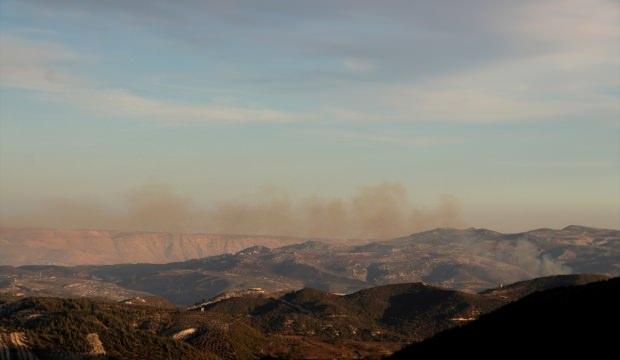 Suriye sınırındaki orman yangınları