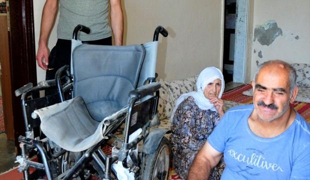 Engelliye ait tekerlekli sandalyenin aküsü çalındı