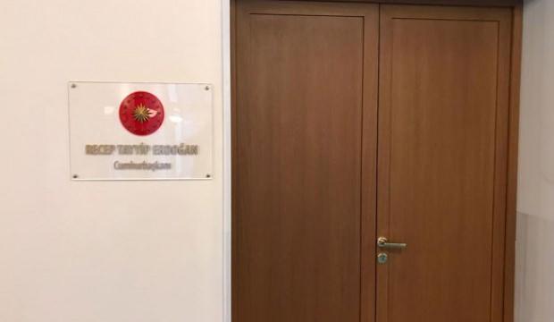 O oda Erdoğan'a tahsis edildi