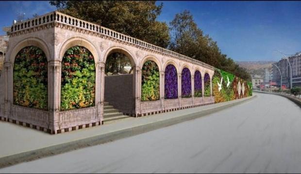 Şırnak'ta dikey bahçe projesi başlatıldı