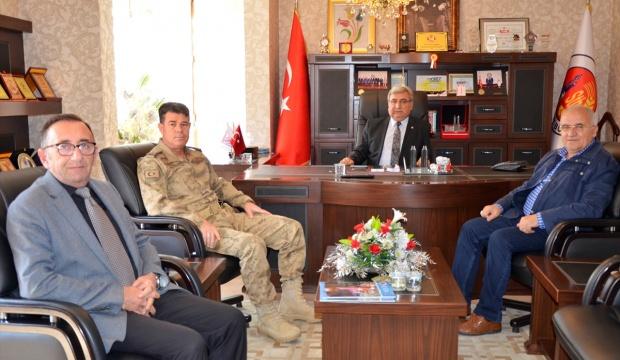 İl Jandarma Komutanı Tataroğlu'ndan Hastaoğlu'na ziyaret