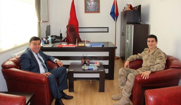 Başkan İkiz'den İlçe Jandarma Komutanına ziyaret